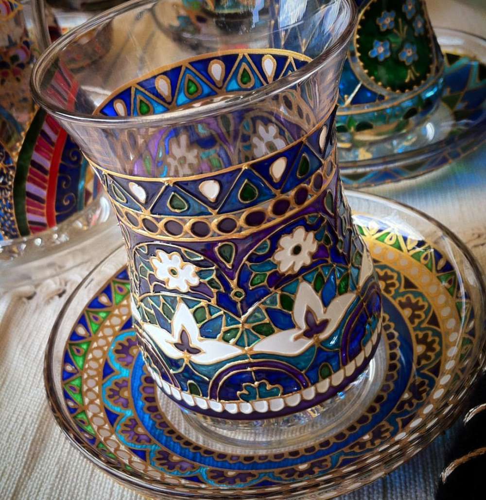 Salam Baku with Welcome Tea set