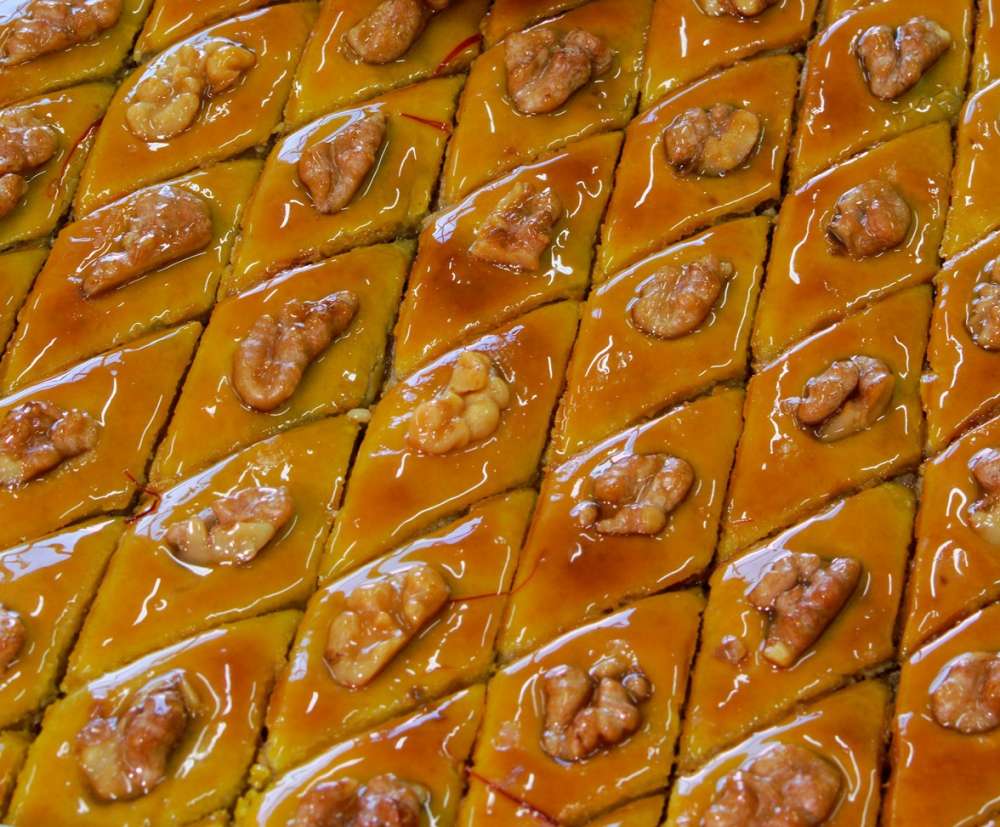 The cuisine of Azerbaijan. Types of Baklava